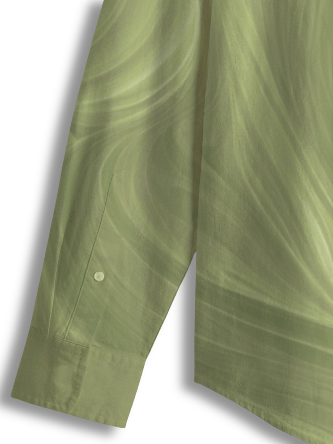 AI Imagined Green Acid Slime Men's Collar Shirt